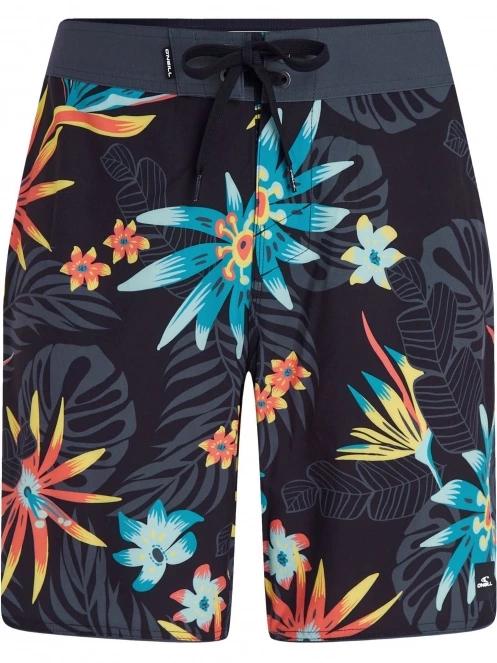 boardshort pt. barbati O'Neill Hyperfreak Mysto Scallop 19'' Boardshorts negru 6