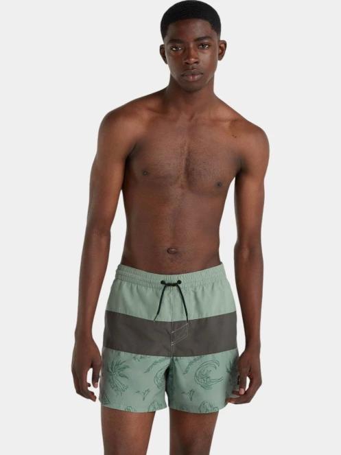 sort de plaja pt. barbati O'Neill Mix & Match Cali Block 15'' Swim Shorts verde 2