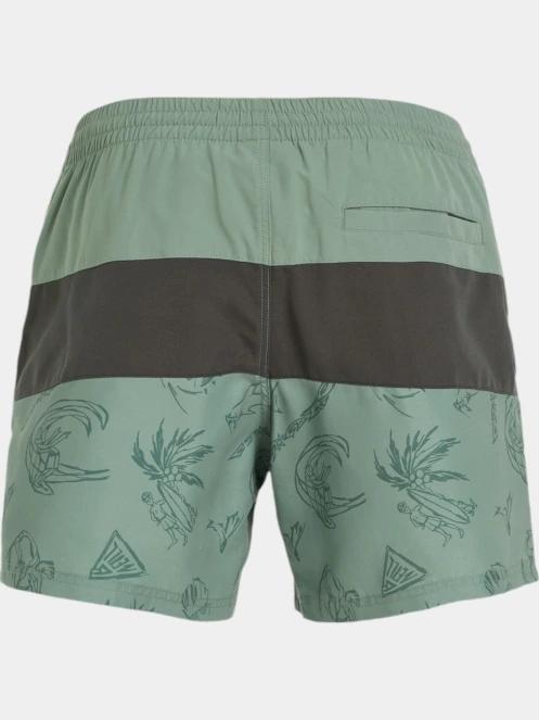 sort de plaja pt. barbati O'Neill Mix & Match Cali Block 15'' Swim Shorts verde 7