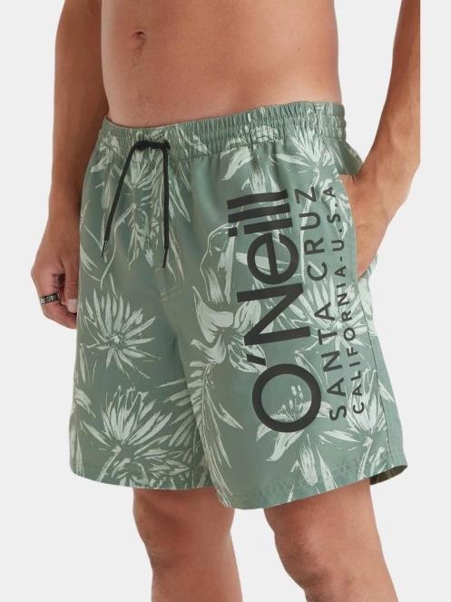 sort de plaja pt. barbati O'Neill Mix & Match Cali Floral 16'' Swim Shorts verde 5