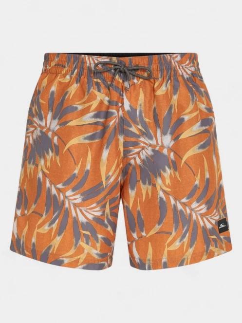 sort de plaja pt. barbati O'Neill O'Neill Cali Floral 16'' Swimshorts portocaliu 6