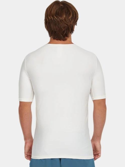lycra cu maneci scurte pt. barbati O'Neill Essentials Skins S/Slv alb 3