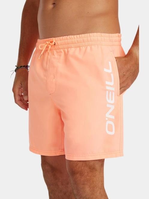 sorturi de baie pentru barbati pt. barbati O'Neill O'Neill Logo 16'' Swimshorts portocaliu 4