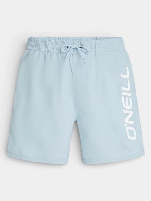 sorturi de baie pentru barbati pt. barbati O'Neill O'Neill Logo 16'' Swimshorts albastru deschis 6