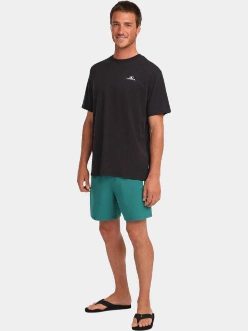 sorturi de baie pentru barbati pt. barbati O'Neill O'Neill Logo 16'' Swimshorts verde inchis 5
