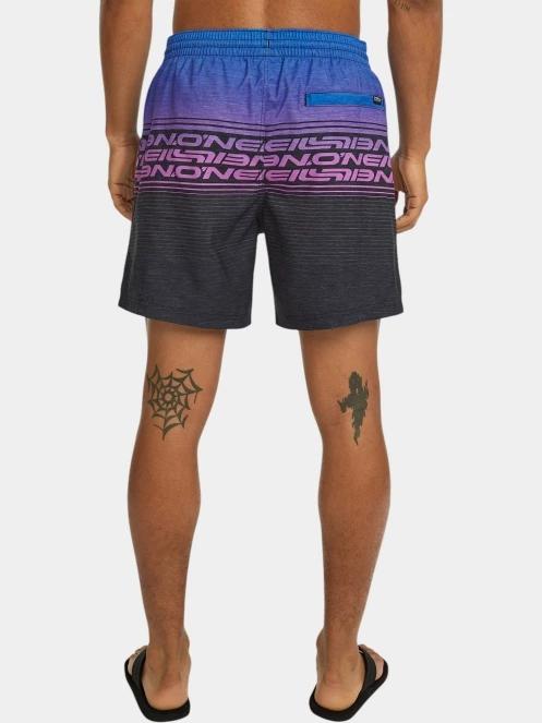 sorturi de baie pentru barbati pt. barbati O'Neill O'Neill Logo Stripe 16'' Swimshorts albastru 3