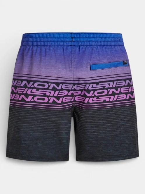 sorturi de baie pentru barbati pt. barbati O'Neill O'Neill Logo Stripe 16'' Swimshorts albastru 7