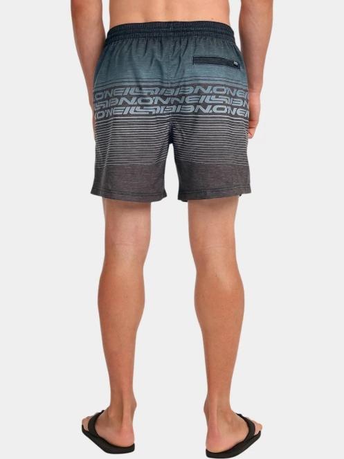 sorturi de baie pentru barbati pt. barbati O'Neill O'Neill Logo Stripe 16'' Swimshorts gri 3