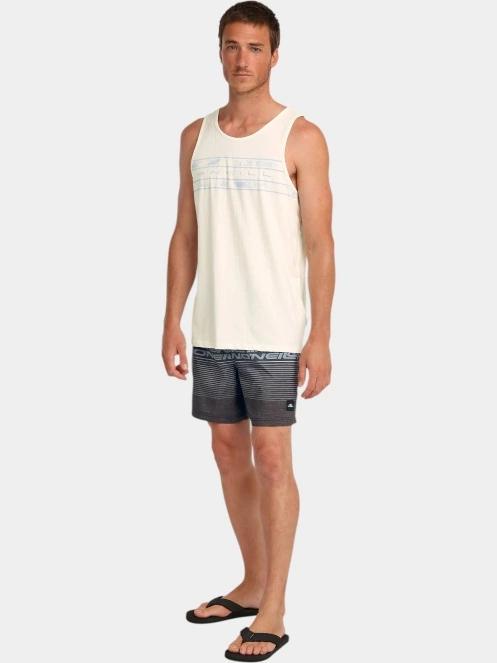 sorturi de baie pentru barbati pt. barbati O'Neill O'Neill Logo Stripe 16'' Swimshorts gri 5