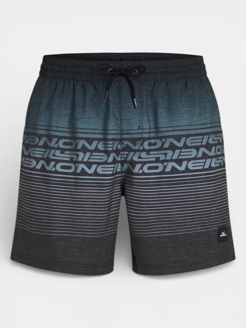 sorturi de baie pentru barbati pt. barbati O'Neill O'Neill Logo Stripe 16'' Swimshorts gri 6