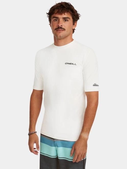 lycra cu maneci scurte pt. barbati O'Neill O'Neill Skins S/Slv alb 2