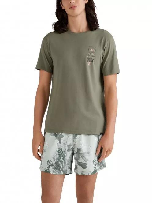 tricou cu maneci scurte pt. barbati O'Neill Dulce T-Shirt verde 2
