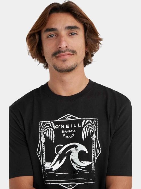 tricou cu maneci scurte pt. barbati O'Neill Mix & Match Wave T-Shirt negru 5