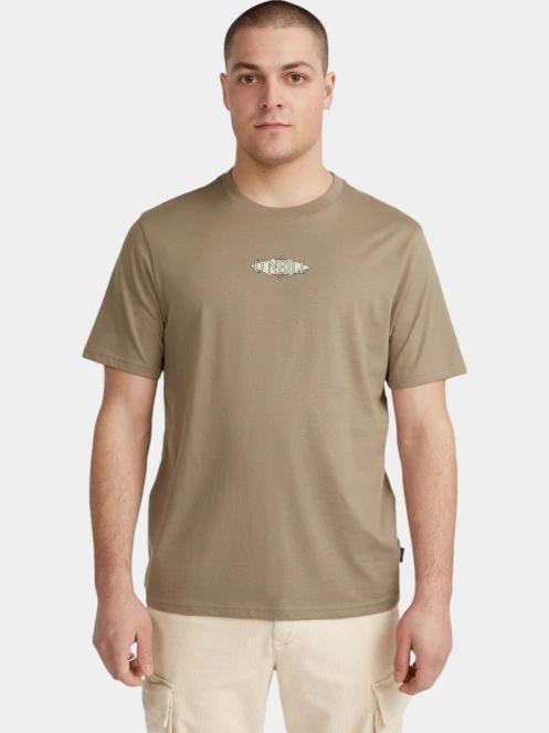 tricou cu maneci scurte pt. barbati O'Neill O'Neill TRVLR Series Back Print T-Shirt maro 2