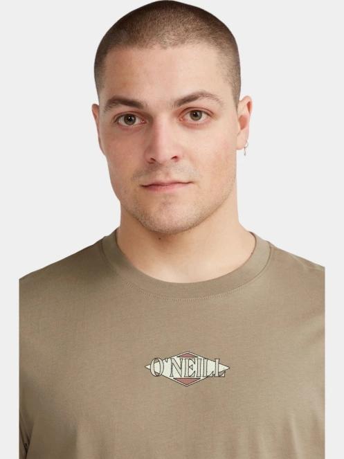 tricou cu maneci scurte pt. barbati O'Neill O'Neill TRVLR Series Back Print T-Shirt maro 4