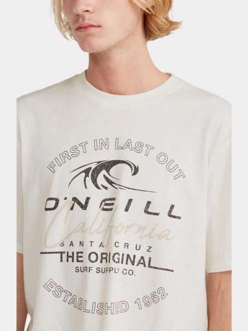 tricou cu maneci scurte pt. barbati O'Neill O'Neill TRVLR Series Cali Wave T-Shirt alb 4