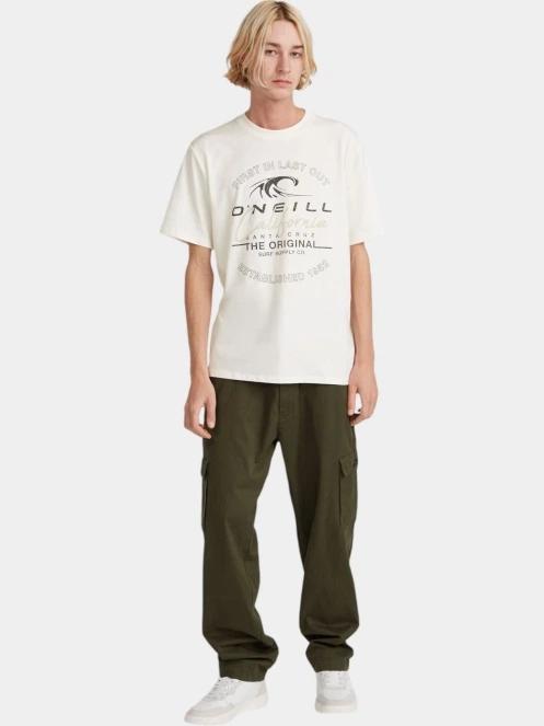 tricou cu maneci scurte pt. barbati O'Neill O'Neill TRVLR Series Cali Wave T-Shirt alb 5