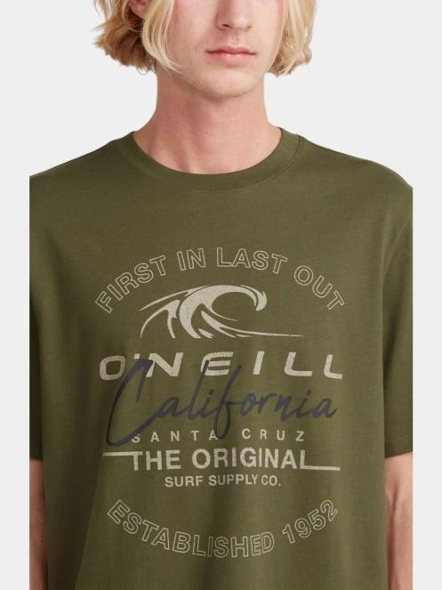 tricou cu maneci scurte pt. barbati O'Neill O'Neill TRVLR Series Cali Wave T-Shirt verde 4