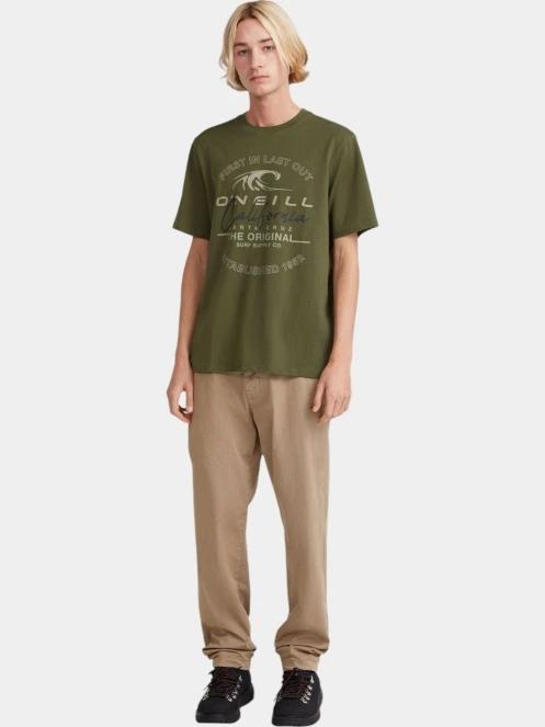 tricou cu maneci scurte pt. barbati O'Neill O'Neill TRVLR Series Cali Wave T-Shirt verde 5