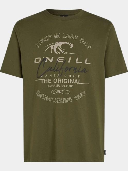 tricou cu maneci scurte pt. barbati O'Neill O'Neill TRVLR Series Cali Wave T-Shirt verde 6