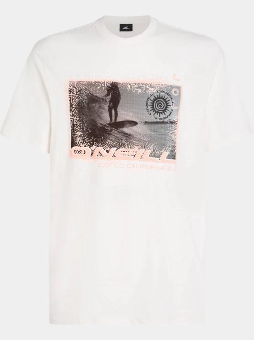 tricou cu maneci scurte pt. barbati O'Neill O'Neill Photo Print T-Shirt alb 6