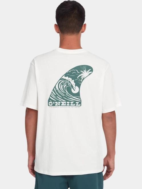 tricou cu maneci scurte pt. barbati O'Neill Global T-Shirt alb 3