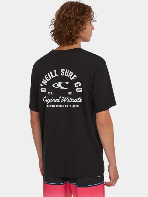 tricou cu maneci scurte pt. barbati O'Neill Global T-Shirt negru 3
