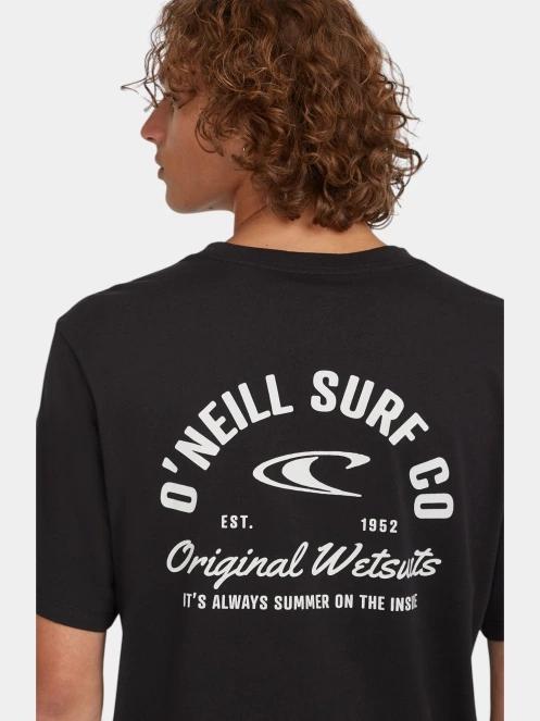 tricou cu maneci scurte pt. barbati O'Neill Global T-Shirt negru 5
