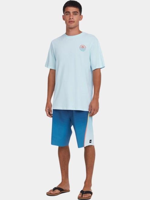 tricou cu maneci scurte pt. barbati O'Neill Global T-Shirt albastru deschis 4