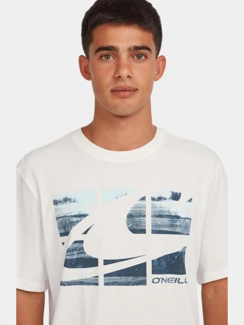 tricou cu maneci scurte pt. barbati O'Neill O'Neill Gradient T-Shirt alb 5