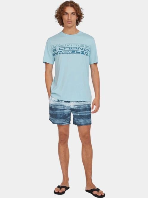 tricou cu maneci scurte pt. barbati O'Neill O'Neill Stripe T-Shirt verde 4
