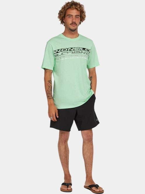 tricou cu maneci scurte pt. barbati O'Neill O'Neill Stripe T-Shirt albastru deschis 4