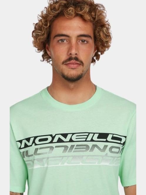 tricou cu maneci scurte pt. barbati O'Neill O'Neill Stripe T-Shirt albastru deschis 5