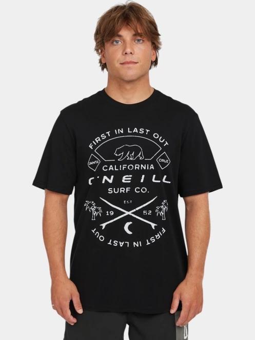 tricou cu maneci scurte pt. barbati O'Neill Jack O'Neill Muir T-Shirt negru 2