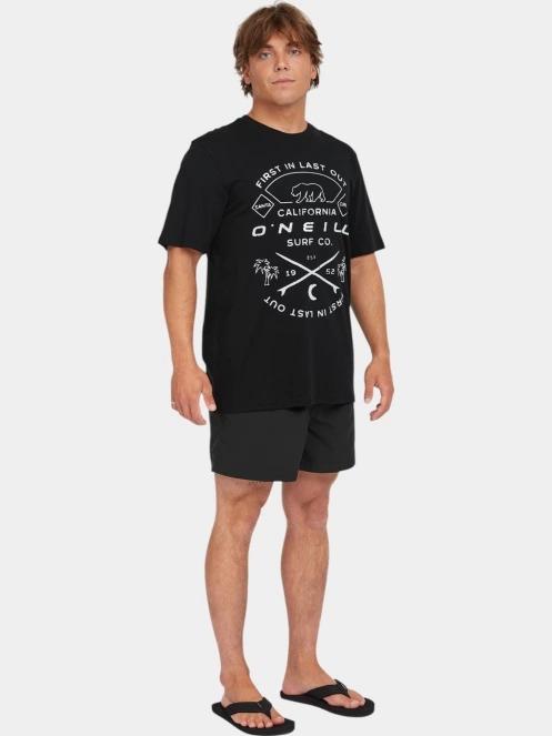 tricou cu maneci scurte pt. barbati O'Neill Jack O'Neill Muir T-Shirt negru 4