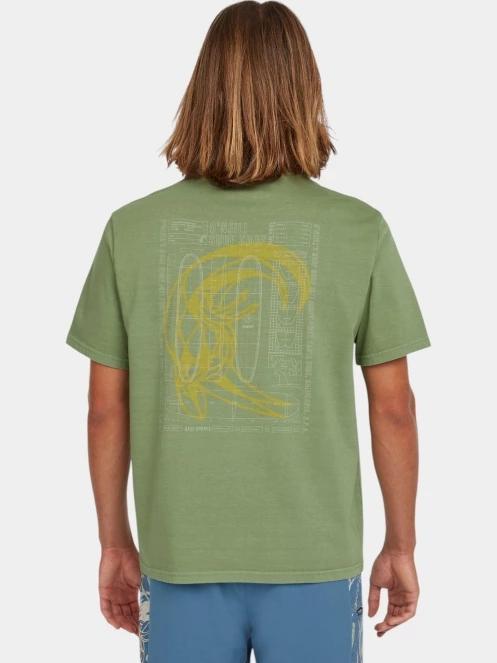 tricou cu maneci scurte pt. barbati O'Neill O'Riginals Morning Star T-Shirt verde 3