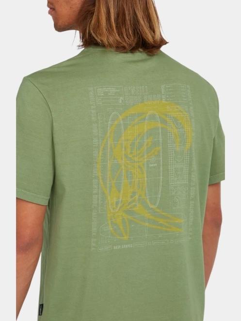 tricou cu maneci scurte pt. barbati O'Neill O'Riginals Morning Star T-Shirt verde 5