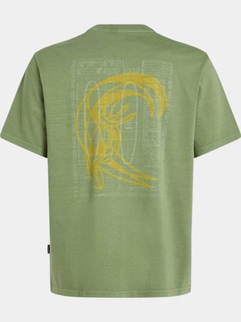 tricou cu maneci scurte pt. barbati O'Neill O'Riginals Morning Star T-Shirt verde 7