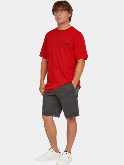 tricou cu maneci scurte pt. barbati O'Neill Original Cali Logo T-Shirt rosu 4