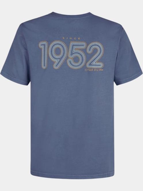 tricou cu maneci scurte pt. barbati O'Neill O'riginals Retro Back Print T-Shirt albastru 7