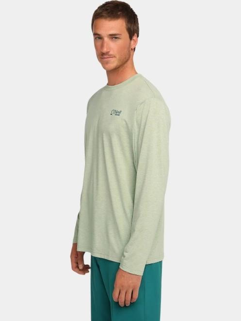 tricou cu maneci lungi, pentru sport pt. barbati O'Neill O'Neill Hybrid Polygiene L/Slv T-Shirt verde deschis 4