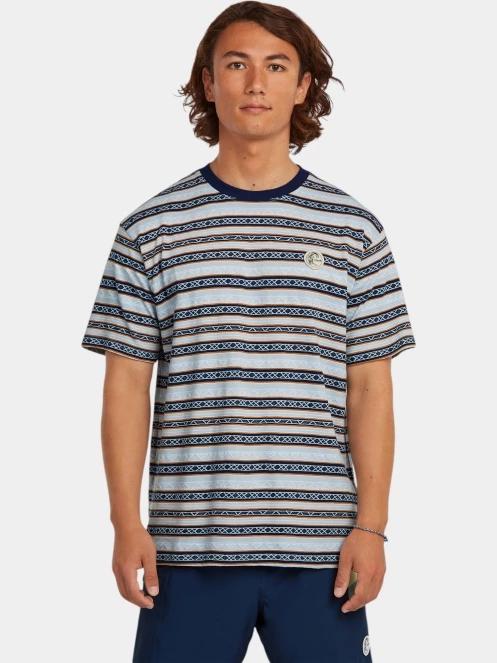 tricou cu maneci scurte pt. barbati O'Neill O'Riginals Jacquard Stripe T-Shirt albastru deschis 2