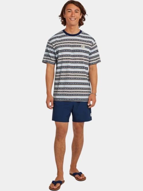 tricou cu maneci scurte pt. barbati O'Neill O'Riginals Jacquard Stripe T-Shirt albastru deschis 4