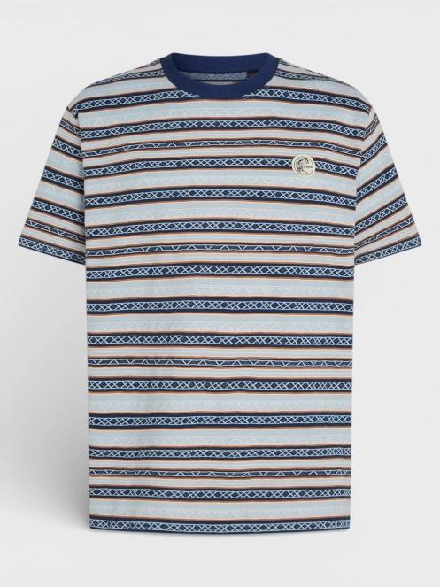 tricou cu maneci scurte pt. barbati O'Neill O'Riginals Jacquard Stripe T-Shirt albastru deschis 6