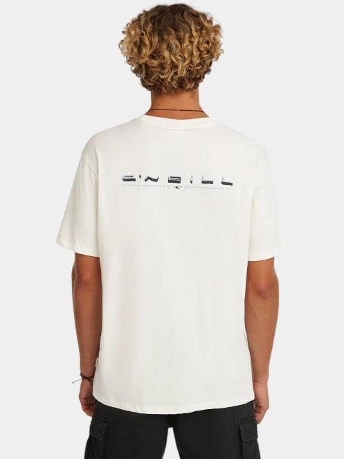 tricou cu maneci scurte pt. barbati O'Neill O'Neill Retro Back Print T-Shirt alb 3