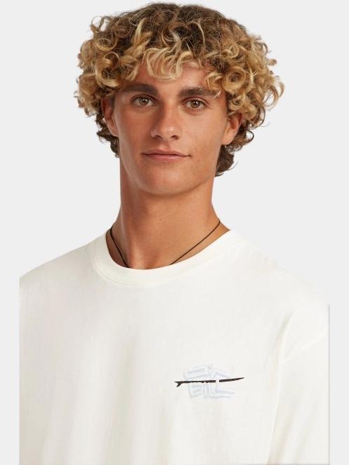 tricou cu maneci scurte pt. barbati O'Neill O'Neill Retro Back Print T-Shirt alb 5