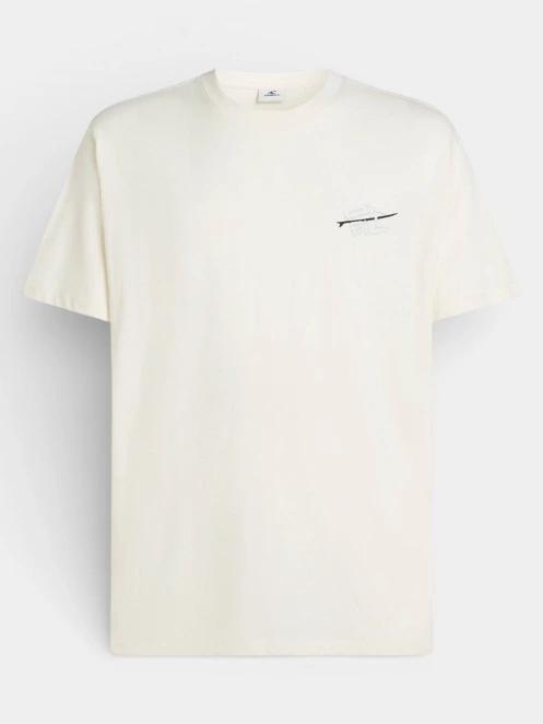 tricou cu maneci scurte pt. barbati O'Neill O'Neill Retro Back Print T-Shirt alb 6