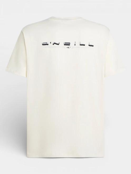 tricou cu maneci scurte pt. barbati O'Neill O'Neill Retro Back Print T-Shirt alb 7
