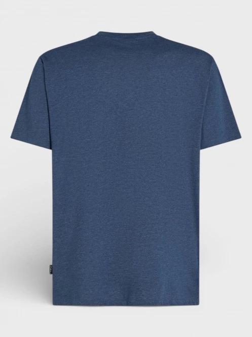 tricou cu maneci scurte pt. barbati O'Neill O'Neill Melange Front Print T-Shirt albastru inchis 7