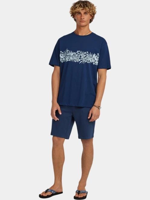 tricou cu maneci scurte pt. barbati O'Neill O'Neill Uni Flower T-Shirt albastru inchis 4